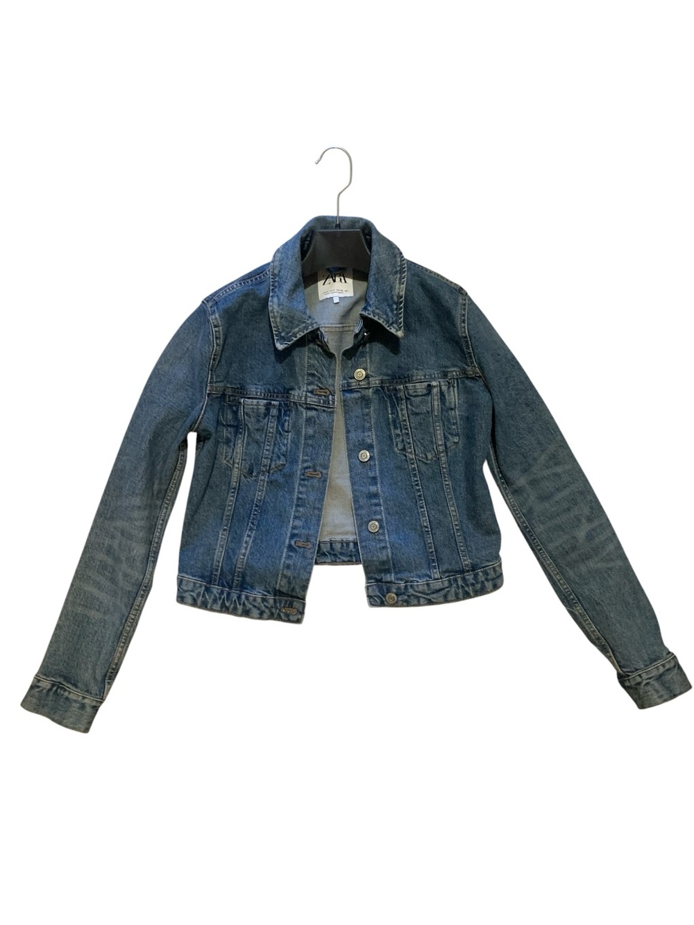 Zara Blue Denim Jean Jacket
